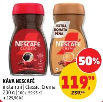 Nescafe instantní classic, crema