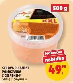 Penny Market Sýrová pikantní pomazánka s česnekem nabídka