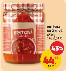 Penny Market Dršková polévka nabídka