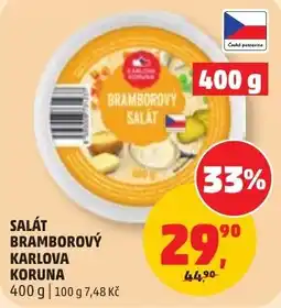 Penny Market Karlová Koruna bramborový salát nabídka