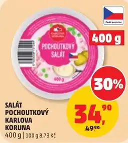 Penny Market Karlová Koruna pochoutkový salát nabídka