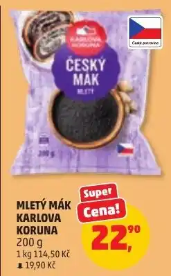 Penny Market Karlová koruna mletý mák nabídka