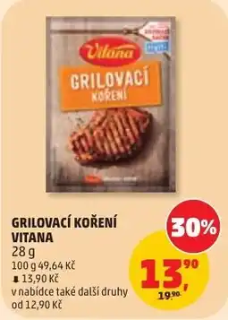 Penny Market Vitana grilovací koření nabídka
