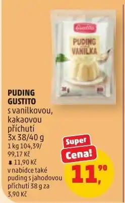 Penny Market Gustito pudíng nabídka