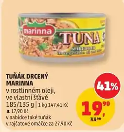 Penny Market Tuňák drcený marinna nabídka