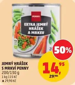 Penny Market Penny jemný hrášek s mrkví nabídka