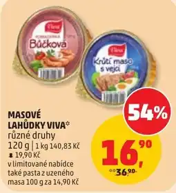 Penny Market Viva masové lahůdky nabídka