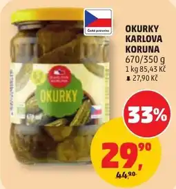 Penny Market Okurky karlova koruna nabídka