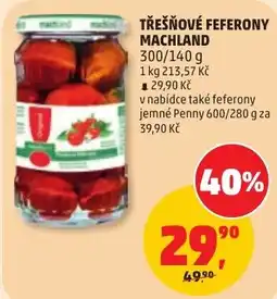 Penny Market Machland třešňové feferony nabídka