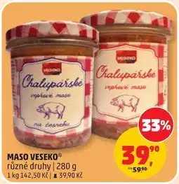 Penny Market Veseko chalupářské veprove maso na česneku nabídka