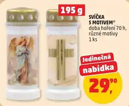Penny Market svíčka s motivem nabídka