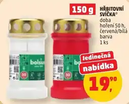 Penny Market Bolsius hřbitovní svíčka nabídka