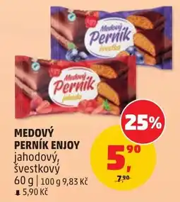 Penny Market Medový Perník jahodový, švestkový nabídka