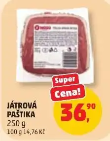 Penny Market Játrová paštika nabídka
