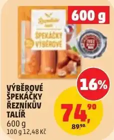 Penny Market Spekáčky výběrové nabídka
