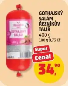 Penny Market Gothaiský salám řezníkův talíř nabídka