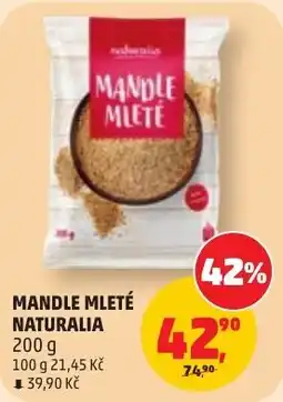 Penny Market Naturalia mandle mleté nabídka