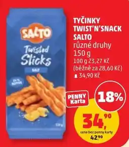 Penny Market Salto twisted sticks nabídka