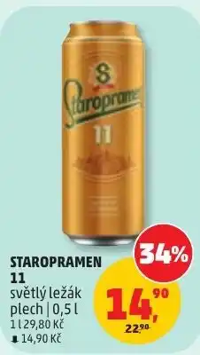 Penny Market Staropramen 11 světlý ležák nabídka