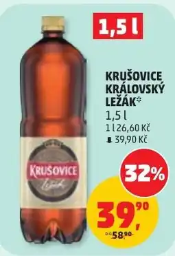 Penny Market Krušovice královský ležák nabídka