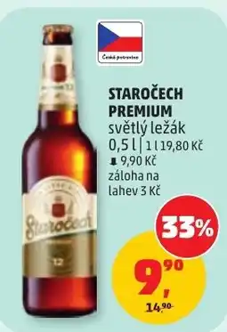 Penny Market Staročech světlý ležák nabídka
