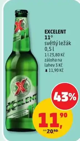 Penny Market Excellent světlý ležák nabídka
