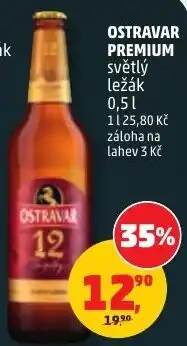 Penny Market Ostravar premium světlý ležák nabídka