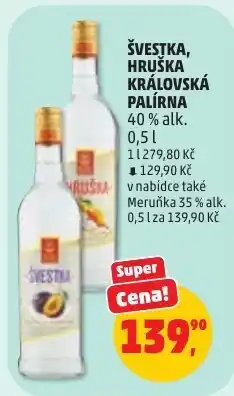 Penny Market Švestka, hruška Královská palírna nabídka