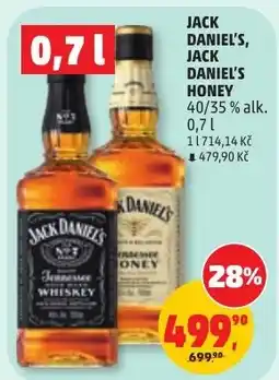 Penny Market Jack Daniel's Jack Daniel's Honey nabídka