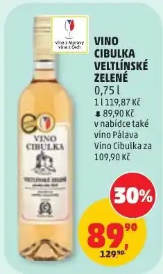 Penny Market Vino Cibulka Veltlínské zelené nabídka
