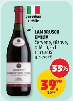 Penny Market Morbetto lambrusco emilia nabídka