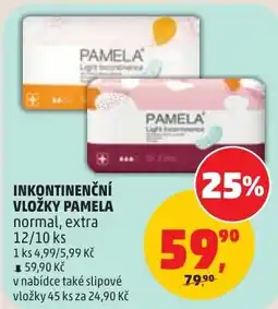 Penny Market Pamela inkontinenční vložky nabídka