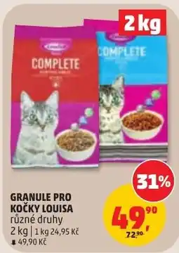 Penny Market Louisa granule pro kočky různé druhy nabídka