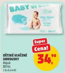 Penny Market Baby Well dětské vlhčené ubrousky nabídka