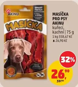 Penny Market Akinu masička pro psy kuřecí, kachní nabídka