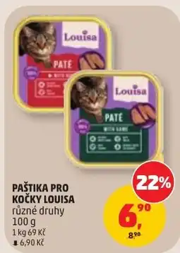 Penny Market Louisa paštika pro kočky nabídka