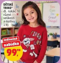 Penny Market Dětské triko nabídka
