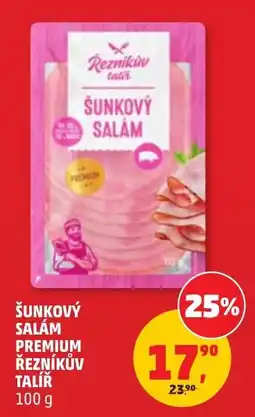 Penny Market Reznikův talíř šunkový salám premium nabídka