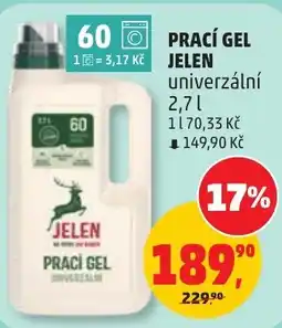 Penny Market Jelen prací gel univerzální nabídka