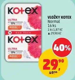Penny Market Kotex vložky normal nabídka
