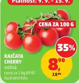 Penny Market Rajčata cherry volná nabídka
