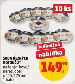 Penny Market BISCO sada řezných kotoučů nabídka