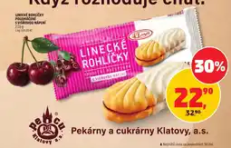 Penny Market Klara linecké rohlíčky s višňovou náplní nabídka