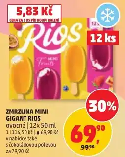 Penny Market Rios zmrzlina mini gigant nabídka