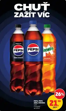 Penny Market Pepsi, Pepsi Zero, Mirinda nabídka