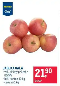 Makro JABLKA GALA nabídka
