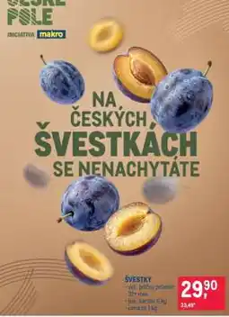 Makro Švestky nabídka