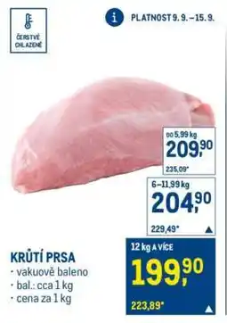 Makro Krůtí prsa nabídka