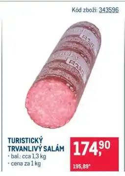 Makro Turistický trvanlivý salám nabídka