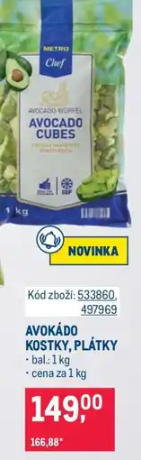 Makro AVOKÁDO KOSTKY, PLÁTKY nabídka